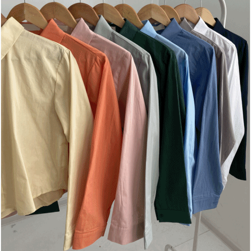 10color 스프링 코튼베이직셔츠